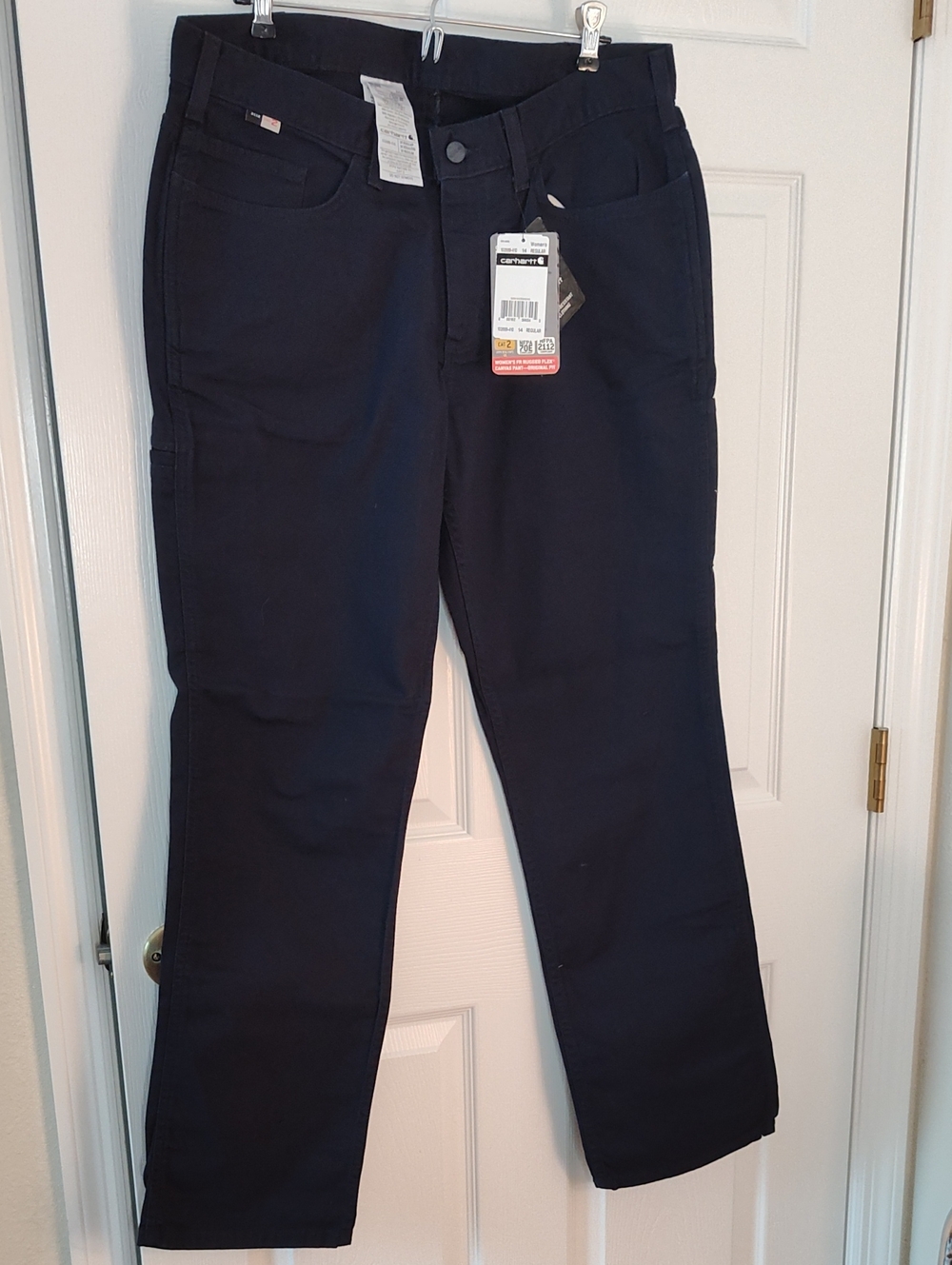 Carhartt Women's Dark Navy Straight Leg Work Jeans